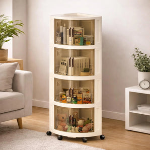 Space-Saving Foldable Storage Cabinet with Wheels