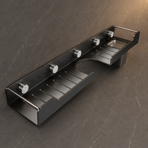 Carbon Steel Multi-Use Storage Rack with Suction Cup