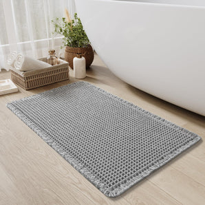 Waffle Design Ultra Absorbent Non-Slip Bathroom Floor Mat