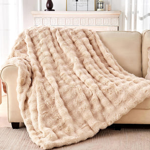 Ultra Soft Cozy Bubble Plush Blanket