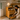 Compact Bamboo Bedside Table with Rattan Cabinet, Open Shelf With Wheels
